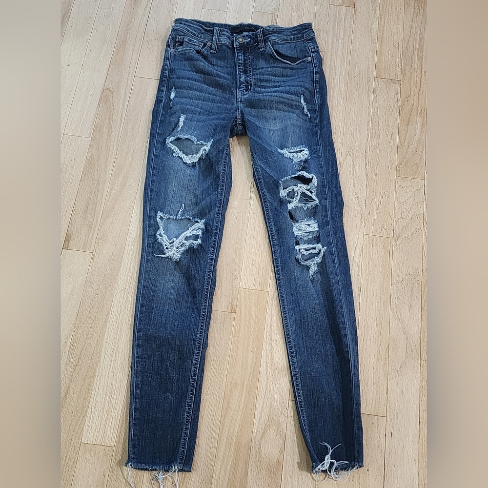 Kancan Distressed Blue Women's Jeans